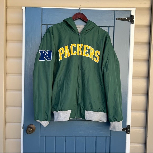 Green Bay Packers Reversible Jacket and Vest Set Men Size large - Picture 4 of 16